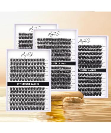 144PCS 3D Reusable D Curl Cluster Lashes | Natural Look Soft DIY Eyelash Extensions | 10-16MM Mix | DM06 - Buy Online on GoSupps.com