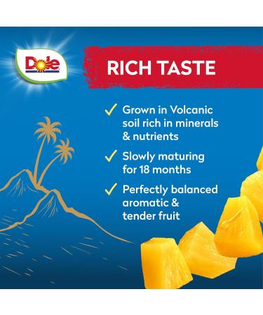 Dole Tropical Gold Premium Pineapple Chunks in Juice 6 x 432g 432 g (Pack of 6) Pineapple 432 g (Pack of 6) - Buy Online on GoSupps.com