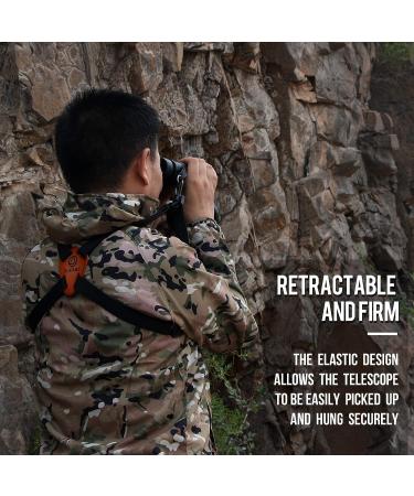 OUFABE Adjustable Deluxe Binocular Harness Strap for Hunting - Cross Binocular Straps for Carrying Binoculars, Cameras, Rangefinders - Buy Online on GoSupps.com
