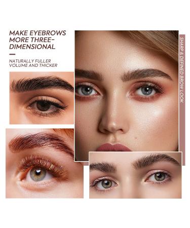 immetee Eyebrow Gel 4D Feathery Brows Styling Wax - Waterproof & Sweat Proof - Long Lasting Makeup Balm (Brush+15ML) - 0.50 Fl Oz - Buy Online on GoSupps.com
