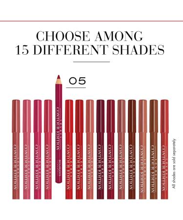 Bourjois Levres Contour Edition Lip Liner - 5 Berry Much Purples - 1.14g (Pack of 1) - Buy Online on GoSupps.com