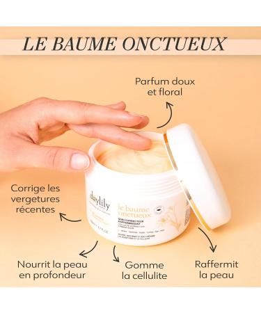 Daylily | The Firming Creamy Balm | Smooth & Firm Skin | Erases Cellulite - Reduces Stretch Marks | Nourishes the Skin | Cruelty Free & Vegan | Made in France | 200 ml - Buy Online on GoSupps.com