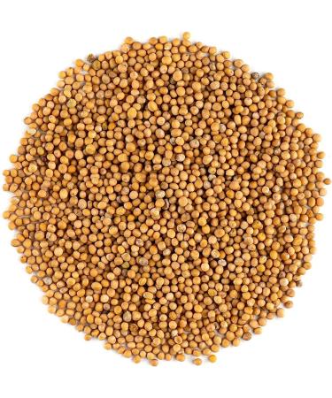Organic Yellow Mustard Seed 1kg - Ideal Homemade Mustard Recipe - Resealable Biodegradable Freshness Bag (1) - Buy Online on GoSupps.com