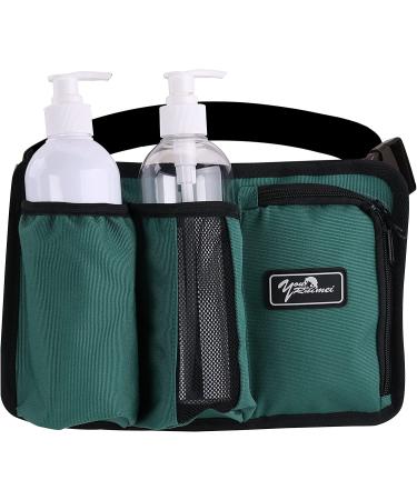 Massage Bottle Bag Massage Therapist Holster Massage Lotion Holster Massage Oil Holster(YR3KD-3S-Green)