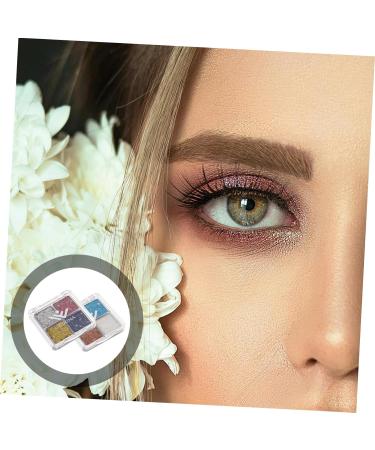 FOMIYES 10 Pcs Glitter Eye Makeup Eyeshadow Eye Glitter Makeup Glitter for Eyes Eye Shadows Glitter Makeup Assorted Colorx5pcs 6.00X6.00X1.00CMx5pcs - Buy Online on GoSupps.com