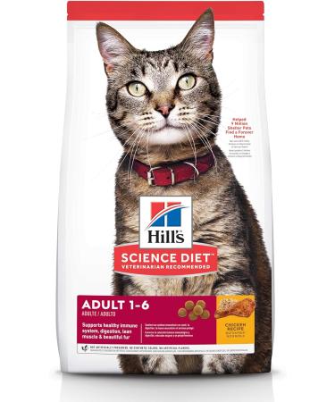 Hill's Science Diet Adult Dry Cat Food Chicken Recipe + Adult Healthy Cuisine Canned Cat Food 7.25 kg (Pack of 1) Cat Food + Wet Cat Food 2.8 oz - Buy Online on GoSupps.com