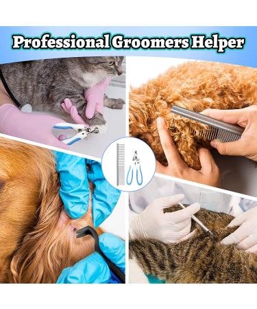 Ferraycle 14-in-1 Pet Grooming Hammock Harness for Dogs & Cats - Nail Trimming Sling with Clippers, File, Comb | Large Size Restraint Bag in Blue & Black - Buy Online on GoSupps.com
