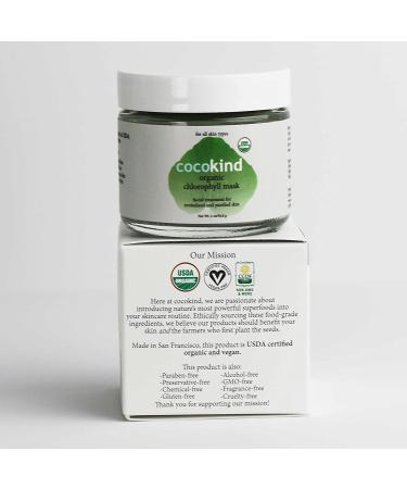 Shop Cocokind Organic Chlorophyll Mask - 2 oz | Natural Skincare Treatment - Buy Online on GoSupps.com