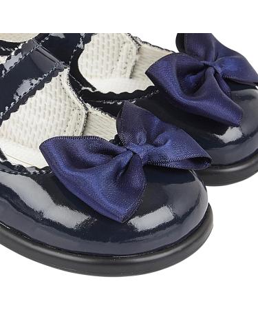 Baypods Toddler Shoes | Hard Sole Baby Girls First Walking Shoes | Anti-Slip Sole First Walkers | Made in England | Navy Patent | Size 4 UK - Buy Online on GoSupps.com