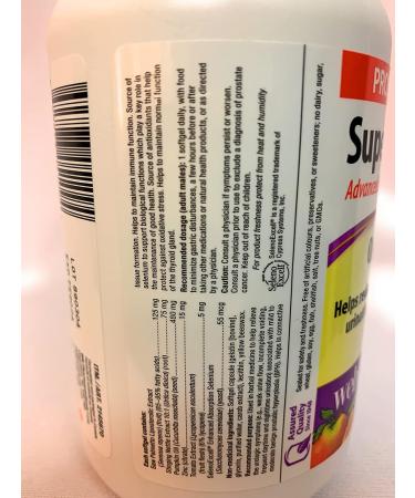Webber Naturals Super Prostate Advanced Multi-Ingredient Formula 180 Softgels - One Per Day - Buy Online on GoSupps.com