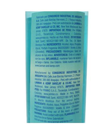 M & L Lotus 7 Violets Cologne 8 Fl Oz (Colonia de Lotto y Violetas) - Buy Online on GoSupps.com