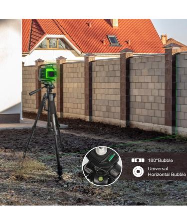 Huepar Lightweight TPD14 56 Adjustable Laser Level Tripod - Quick Release Plate, 3-Way Swivel Pan Head, Bubble Level - Multi-Function Hook - 5/8 UNF Adapter Nut - Buy Online on GoSupps.com