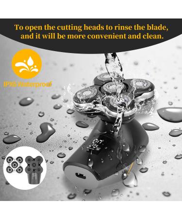 5-in-1 Electric Razor for Bald Men - Multifunctional Head Shaver Grooming Kit - Buy Online on GoSupps.com