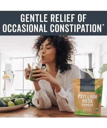 Viva Naturals Organic Psyllium Husk Powder - 1.5 lbs | Gluten-Free Fiber Supplement - Buy Online on GoSupps.com