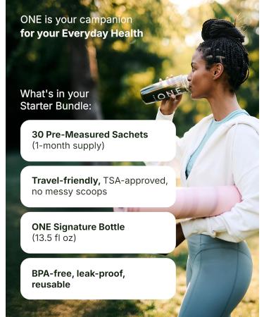 BIOGENA ONE All-in-one Greens Powder - Supports Energy Metabolism & Immune Function**- 99 Nutrients with Probiotics Vitamins & CoQ10 - No Added Sugar - Apple-Kiwi - 30 Travel Packs + Bottle - Buy Online on GoSupps.com