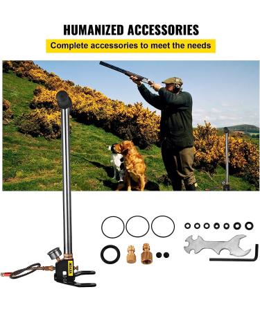 BestEquip Airgun PCP Pump 4500PSI High Pressure Hand Pump 3 Stage Pump Chamber PCP Air Pump - Buy Online on GoSupps.com