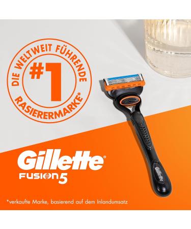 Gillette Fusion 5 Men's Gift Set | Razor Blade & Ultra Sensitive Beard Care Gel 200ml - Perfect Gift for Men - Buy Online on GoSupps.com