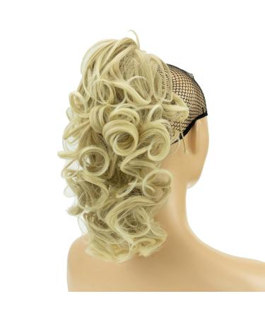 Imissu Chaotic Curly Short Claw Ponytail Hair Extensions - Dirty Blonde Clip-In Wig - Buy Online on GoSupps.com