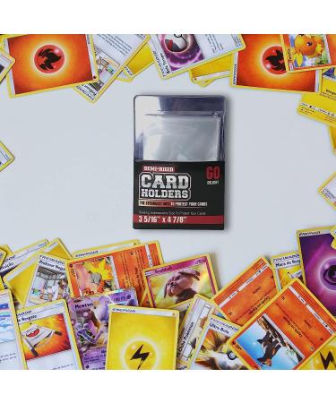 Semi Rigid Card Holders with 50 Penny Sleeves - Baseball Card Protectors 3-5/16 x 4-7/8 - 50 Pack Trading Card Sleeves - Buy Online on GoSupps.com