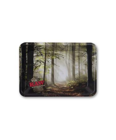 RAW Smokey Forest Rolling Tray | Size - Mini | Enjoy The Scenery and Relax While Smoking