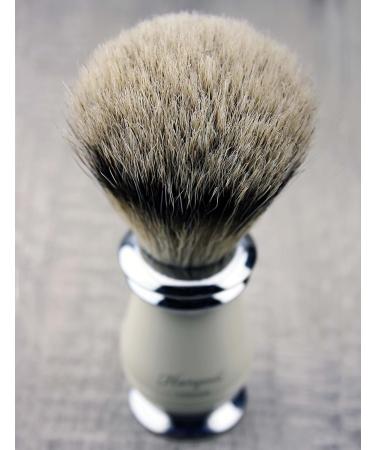 Ultimate 3 Edge Shaving Razor Set | Pure Silver Tip Badger Brush Stand & Alum Pencil - Perfect Men's Shaving Kit for a Superior Grooming Experience - Buy Online on GoSupps.com