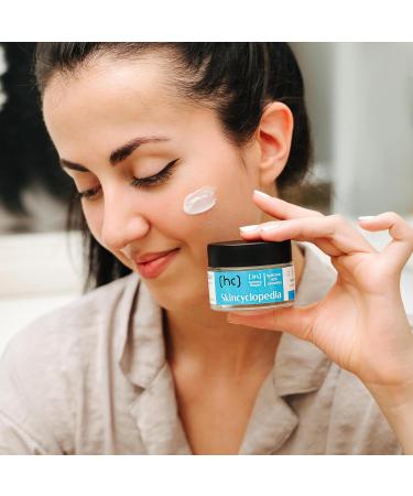 Skincyclopedia Concentrated Face Moisturiser with 20% Hydrating Complex with Hyaluronic Acid Ceramides Glycerin Argan Oil and Shea Butter - All-Day Hydrating Face Cream 50ml - Buy Online on GoSupps.com