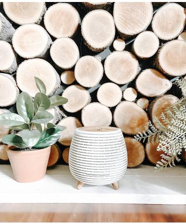 Aromatherapy Essential Oil Wooden Grain Diffuser | Auto Shut-Off | Cool Mist Humidifier 120ml - White | Ideal for Yoga, Spa, Office, Bedroom - Buy Online on GoSupps.com