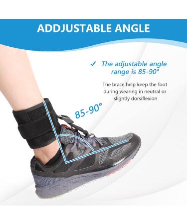 Joingood AFO Foot Drop Brace for Walking - Adjustable Soft Foot Up Brace for Achilles Tendon - Stroke Ankle Foot Orthosis for Improved Walking Gait (L/XL) - Buy Online on GoSupps.com