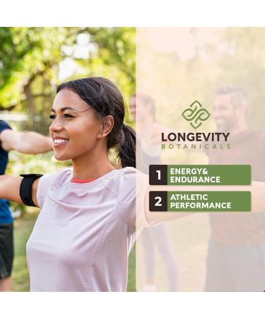 Longevity Botanicals Lions Mane + Cordyceps Ultra Mushroom Extract Capsules - Mental Clarity & Energy Boost - Buy Online on GoSupps.com