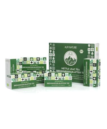Alpi Nature Alpi Nature Organic Nettle Herbal Tea 120 x 120 x 1 g Sachets 120 g Pack of 6 x 20 Sachets