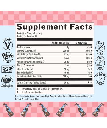 Legendairy Milk Mane Event Hair Growth Vitamins + She s Electric Clean Energy Electrolyte Drink Mix for Women - Buy Online on GoSupps.com