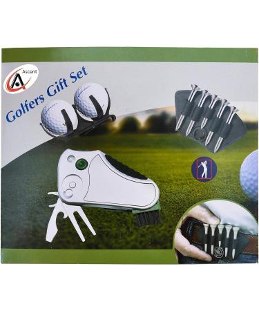 Golfer's Best Gift Set - Stroke Counter, Divot Repair Tool, Brush, Ball Marker, and More - Perfect Golf Gift Idea for Men and Women - Buy Online on GoSupps.com