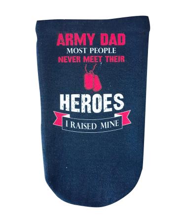 Heal with Appeal Amputee stump sock Army Dad Never Meet Heroes I raised Mine 3Ply stump sock