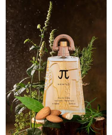 PI GENIUS POUR HOMME EAU DE TOILETTE 3.4 Oz. Amber Woody fragrance for Men's. - Buy Online on GoSupps.com