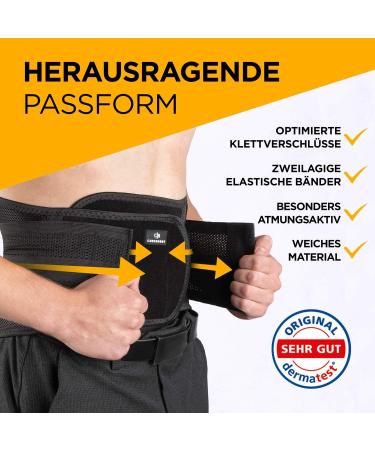 Cure Bobby Back Bandage | Breathable Back Belt for Men & Women - Pelvic Support with Struts - Available in 3 Sizes - Buy Online on GoSupps.com