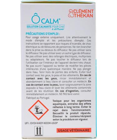 Cl ment Th kan - Calm - Calming Solution for Cats to Diffuse - Anti-Stress Cat - 48 mL Refill Bottle - Buy Online on GoSupps.com