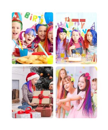 CHPBOLLY Hair Chalk for Kids - 8 Color DIY Kit for Girls, Dark Blonde, Temporary & Vibrant Makeup - 0.41 oz (Pack of 8) - Buy Online on GoSupps.com