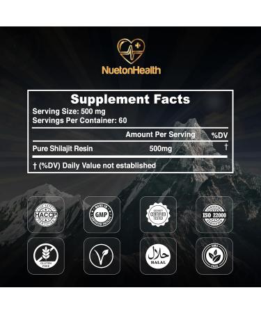 Pure Organic Himalayan Shilajit Resin 30g - Gold Grade | Vegan, Lab Tested for Immune Support & Vitality Boost | Rich in Fulvic & Humic Acid - Buy Online on GoSupps.com