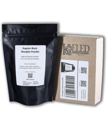 Keled Rocks Shungite Powder 230g - EMF Shielding Paint Craft & Orgonite Supplies - Pure Natural Shungite Stones Type II - Buy Online on GoSupps.com