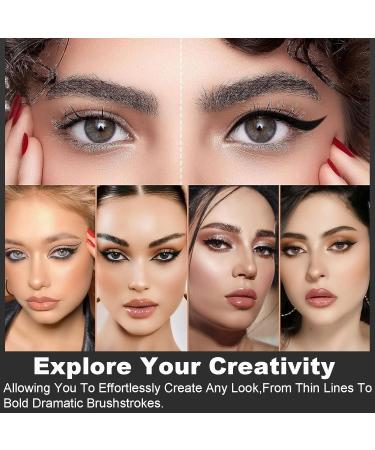 Probuk Precision Waterproof Liquid Eyeliner Black Liquid Eyeliner with Felt Tip Applicator Quick Drying Liquid Micro Pen Long Lasting Smudge-Proof All Day Professional Makeup-Matte Finish - Buy Online on GoSupps.com