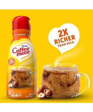 Coffee-Mate Hazelnut Liquid Coffee Creamer - 946g Quart Size - Buy Online on GoSupps.com
