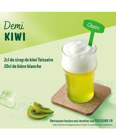 Teisseire Kiwi Syrup for Cocktail Refreshing Drink (60 cl) - Buy Online on GoSupps.com