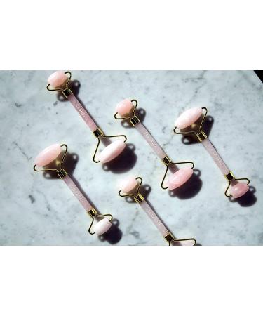 COSMEDIX Rose Quartz Face Roller for Wrinkles & Lifting - Eye & Ice Roller - Puffiness Relief - Instant Face Lift & Skin Care Tool - Buy Online on GoSupps.com
