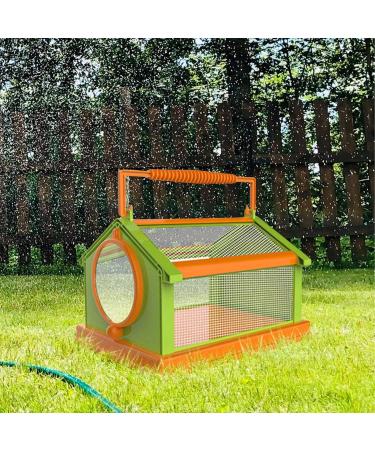 Portable Butterfly Habitat Cage Critter Caterpillars Outdoor Green Orange - Buy Online on GoSupps.com