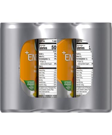 V8 +Energy  Healthy Energy Drink  Natural Energy From Tea  Peach Mango  8 Fl Oz  12 Count Peach Mango 8 Fl Oz (Pack of 12) - Buy Online on GoSupps.com