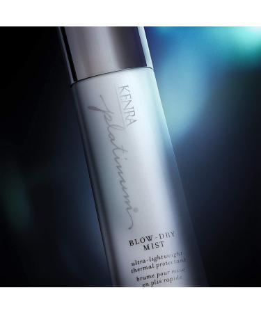 Kenra Platinum Blow-Dry Mist 3.4oz | Thermal Protectant for Fine to Medium Hair | Detangles, Smooths, & Eliminates Frizz - Buy Online on GoSupps.com