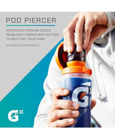 Gatorade Gx Hydration System - Non-Slip Neon Yellow Plastic Squeeze Bottles 30 Oz - Buy Online on GoSupps.com