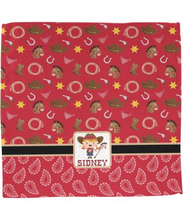 YouCustomizeIt Personalized Red Western Washcloth - Unique Custom Gifts for Home & Travel - Buy Online on GoSupps.com