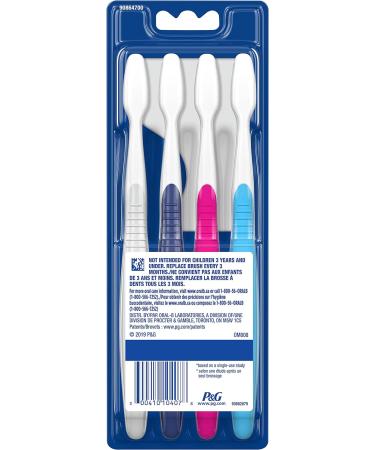 Oral-B Pro-Health Superior Clean Toothbrush 4 Count Soft Superior Clean (4 Count) - Buy Online on GoSupps.com