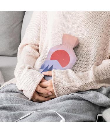 Hot Water Bottle with Lid - Forest Rubber Hot Water Bag for Pain Relief Cramps Foot Warmer & Therapy - Buy Online on GoSupps.com